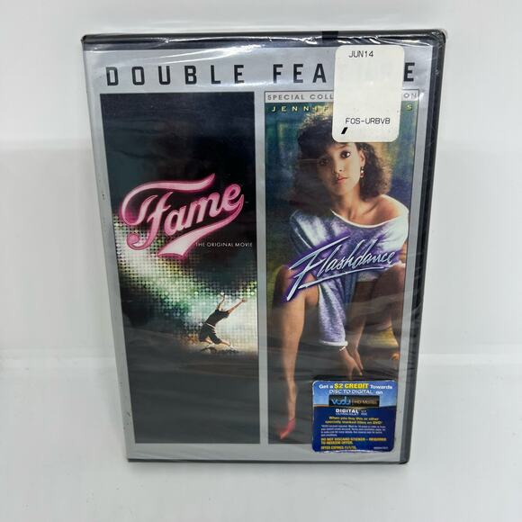 SEALED Fame and  Flashdance double feature DVD NEW - Picture 1 of 4